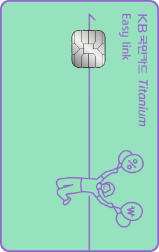 KB국민 Easy link 티타늄카드